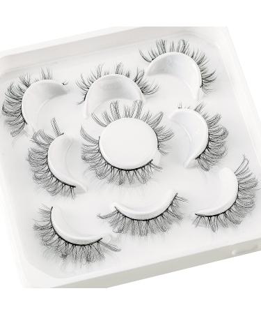 Buy Russian Strip Lashes - 3D Handmade C/D Curl Wispy Fluffy Black Eyelashes (CA030) - Fast International Shipping - Buy Online on GoSupps.com