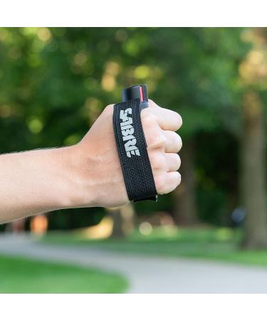 SABRE Runner Pepper Gel with Reflective Hand Strap - Maximum Police Strength OC Spray for Secure & Easy Carry - 35 Bursts - Buy Online on GoSupps.com
