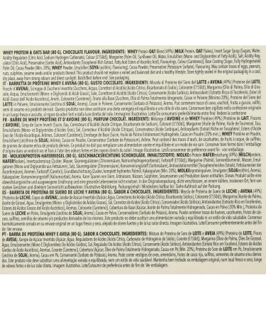 Prozis 12 x Whey Protein & Oats 80 g Chocolat Excellente Source De Prot ines & de Fibres - Booste La Force & la Croissance Musculaire - Buy Online on GoSupps.com