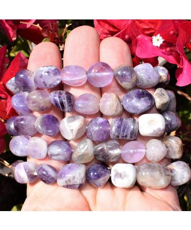 Zenergy Gems Natural Gemstone Crystal Nugget Bracelet with Selenite Heart - Amethyst - Buy Online on GoSupps.com
