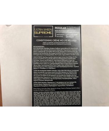 Ultra Sheen Supreme Conditioning Cr me No Lye Relaxer - Sulfate Neutralizing Shampoo Vitamin E Anti-Breakage & Silk Protein - Regular | International Shipping Available - Buy Online on GoSupps.com