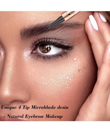 2024 New Microblading Eyebrow Pen - 3D Waterproof Long-Lasting Magic Pencil for Women (Dark Brown) - Fine Stroke & Natural Finish - Shop Internationally - Buy Online on GoSupps.com