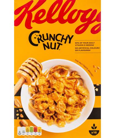 Kellogg's Crunchy Nut Corn Flakes 500 g Pack van 8