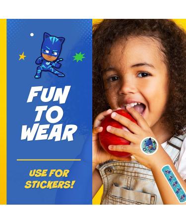 PJ Masks Kids Bandages - 100 ct Adhesive Bandages for Cuts Scrapes & Burns | Perfect Easter Basket Stuffers for Kids & Toddlers - Buy Online on GoSupps.com