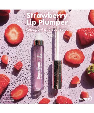 Looky Lip Plumper 2.5 ml (0.08 oz) - Instant Volumizing Lip Serum with Jojoba Avocado & Coconut Oils - Hydrates Softens & Redefines Lips - Natural Vegan Cruelty-Free Paraben-Free - Made in Canada (#1 Strawberry) #1 Strawberry 2.5 ml (Pack of 1) - Buy Online on GoSupps.com