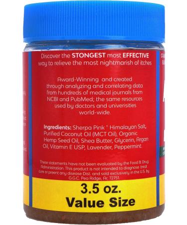 National Dermatologist Association Recommended Itch Relief Scrub - Extra Strength Eczema Treatment - 3.5 Oz - Buy Online on GoSupps.com