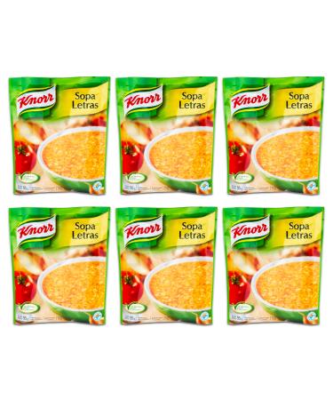 Knorr Tomato Based Alphabet Pasta Soup Mix, 3.5-ounce Packages (Pack of 6)