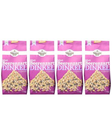 Bauckhof Spelt Muesli Berry-Soft Demeter - Pack of 4 (4 x 425g) | Organic International Shipping - Buy Online on GoSupps.com