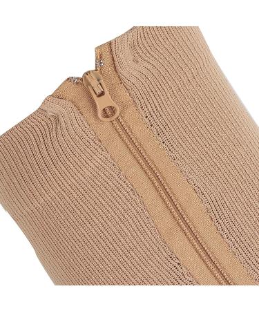 Shop Pair Compression Socks with Zipper - Elastic Open Toe for Walking & Sports | International Shipping Available - Buy Online on GoSupps.com