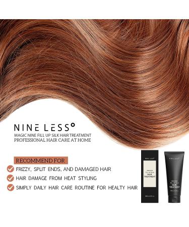 NINELESS Professional Hair Smoothing Treatment 200ml - Deep Hydration & Damage Repair | Anti-Frizz Heat Protectant with Natural Fruit Extracts - Buy Online on GoSupps.com