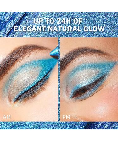 Oulac Silver Glitter Eyeshadow Pencil - Waterproof, Long Lasting & Vegan | Shimmering Glitter Finish | 3.8g (09) Silver Heart - Buy Online on GoSupps.com