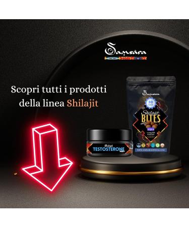 Samsara Shilajit Pure Plus | Ashwagandha KSM-66 | Tribulus Terrestris Extract - Boost Strength & Energy | 50g Medicinal Herbs - Buy Online on GoSupps.com