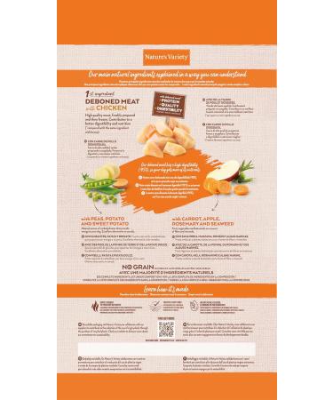 Nature's Variety No Grain - Medium/Maxi Adult Dog Food - Chicken - 3kg - Buy Online on GoSupps.com