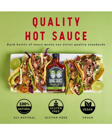Hoff and Pepper Dang Sauce - Chipotle Lime Hot Sauce & Seasoning 6.7 Fl Oz - Perfect for Veggies & Meat - Buy Online on GoSupps.com