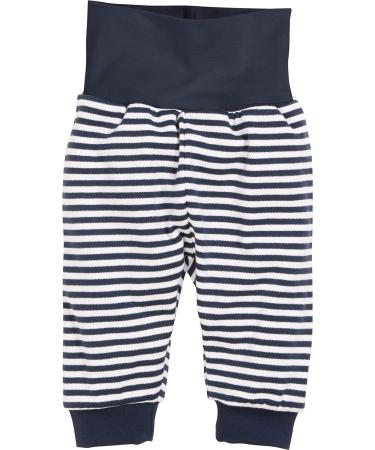 Playshoes Unisex Kinder Baby-Pumphose Interlock Ringel 92 Navy Stripes | Comfortable and Stylish Baby Pants - Buy Online on GoSupps.com