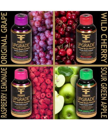 Liquid Energy Shot - Brain Booster & Focus Supplement - Nootropics for Mood & Stress Relief - 4 Flavors (1.8 FL oz) | International Shipping - Buy Online on GoSupps.com