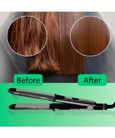 Salon Magic Pro Flat Iron | Professional Titanium Straightener & Styling Iron | Fast Heat Up to 450 F | Travel-Friendly LCD Display - Buy Online on GoSupps.com