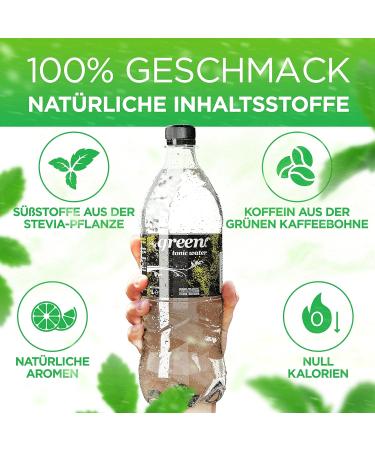 Buy Green Cola Tonic Water 6x1L - Refreshing Zero Sugar International Shipping! - Buy Online on GoSupps.com