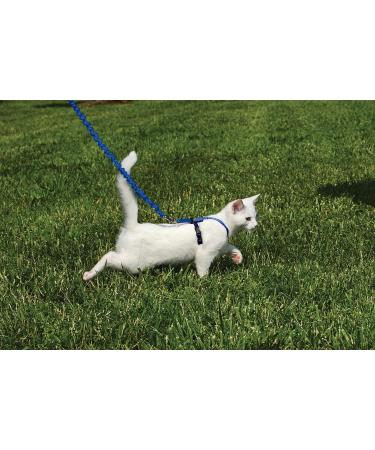 PetSafe Easy Walk Cat Harness with Elastic Bungee Leash - Size M Blue | International Shipping Available - Buy Online on GoSupps.com