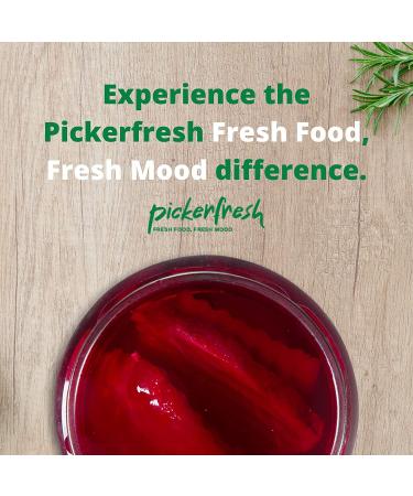 Pickerfresh Pickled Beets - Crinkle Cut Sliced Beetroot - Simple Natural Ingredients - Non-GMO  No Artificial Color & No Preservatives - 16 oz 1 Pack - Buy Online on GoSupps.com