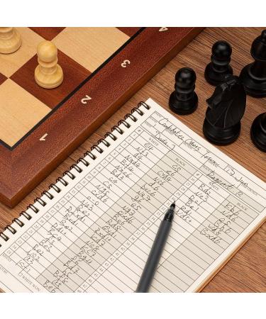 A&A Eye-Protection Chess Scorebook/Matches Tournaments Score Pad / 50 Games / 100 Moves / 2 Pack - Buy Online on GoSupps.com