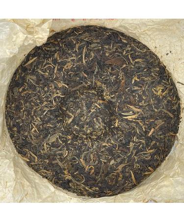 Pu-erh tea 2006 Xishuangbanna Yiwu Organic Green Cake 400g Raw - Buy Online on GoSupps.com