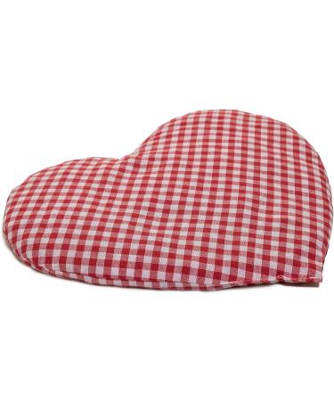 Cherry Stone Heart Pillow 30x25cm - Red-White Heat Cushion & Grain Pillow - Perfect Charming Gift for All Occasions - Buy Online on GoSupps.com