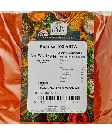Old India Paprika 100 ASTA 1kg - Premium Quality Spice for Cooking (Pack of 1) - Buy Online on GoSupps.com