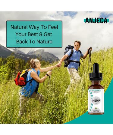 Anjeca Hemp Seed Oil 8000mg | Made in UK | Oil Dropper Included - Buy Online on GoSupps.com