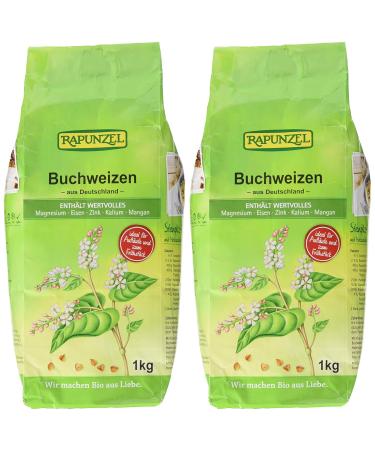 Buy Organic Rapunzel Buckwheat 2x1 kg - Healthy & Gluten-Free Grain - International Shipping - Buy Online on GoSupps.com