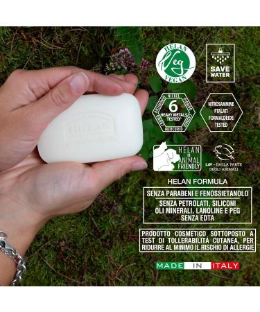  Helan Helan Puro Muschio Solid Hand Soap Gentle Natural Cleaning for Hand Hygiene - Buy Online on GoSupps.com