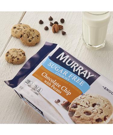 Murray Sugar Free Chocolate Chip Pecan Cookies 8.8 oz - Pack of 12 - Buy Online on GoSupps.com