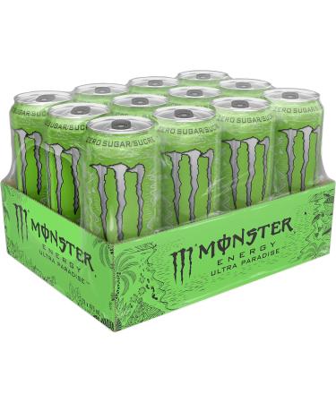 Monster Energy Ultra Paradise 473mL Cans Pack of 12 - Buy Online on GoSupps.com