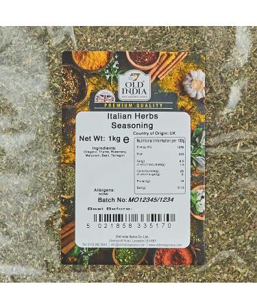 Old India Italian Herbs Seasoning 1 Kg - Premium Blend for Authentic Flavors - Buy Online on GoSupps.com