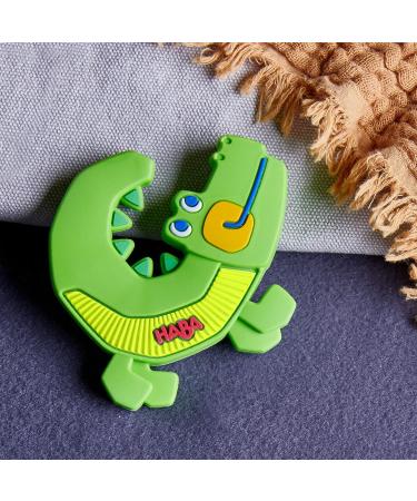 HABA Crocodile Silicone Teething and Grasping Baby Toy - Soothing Relief for Teething Babies - Buy Online on GoSupps.com