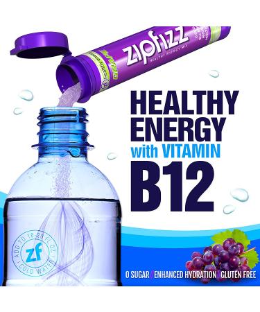 Zipfizz Healthy Energy Drink Mix Variety Pack - 30 Count, Hydration with B12 and Multi Vitamins - 0.38 Ounce Each - Buy Online on GoSupps.com