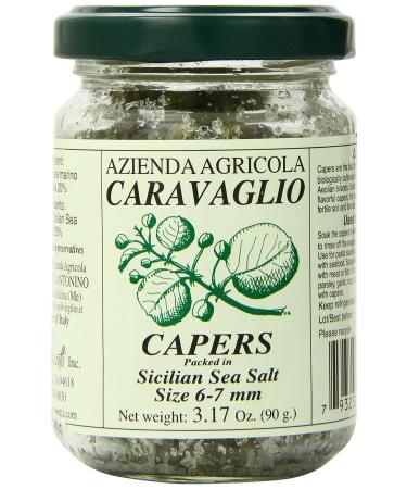 Antonino Caravaglio Salted Capers, 3.2 Ounce 3.17 Ounce (Pack of 1)