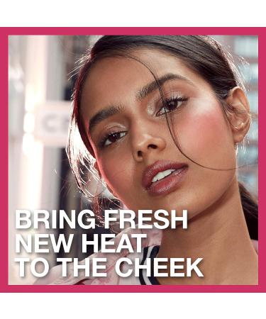 Maybelline Cheek Heat Gel-Cream Blush - Lightweight Oil-Free Berry Flame for Natural Dewy Finish | International Shipping Available - Buy Online on GoSupps.com