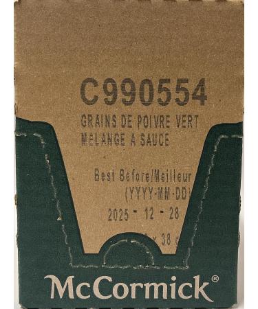 McCormick Gourmet Premium Quality Dry Sauce Mix Green Peppercorn 38g Case Pack 12 Count - Buy Online on GoSupps.com