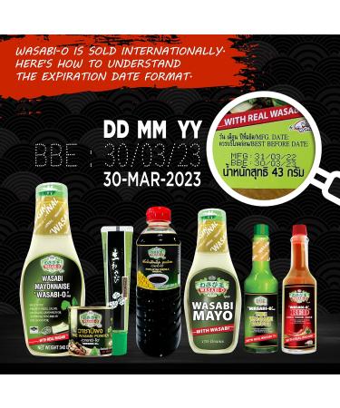 WASABI-O Premium Fusion Mayonnaise Real Wasabi & Ketchup Blend Ideal for Fish and Chips Sandwiches Salads and Coleslaw - 12oz (340g) - Buy Online on GoSupps.com