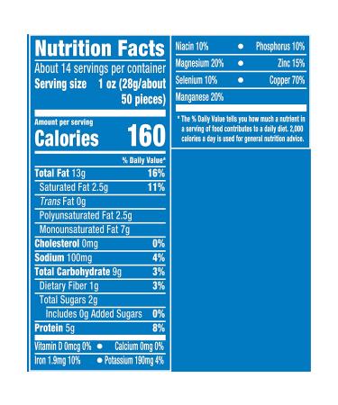 Planters Salted Cashew Halves & Pieces 14 oz Canister - 1 Pack - Buy Online on GoSupps.com