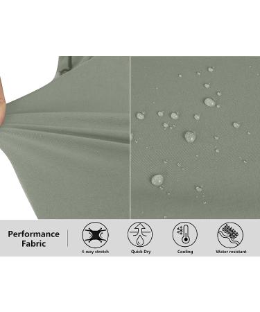 Little Donkey Andy Men's Stretch Convertible Hiking Pants - Olive Large | Quick-Dry, UV Protection, Lightweight - Buy Online on GoSupps.com