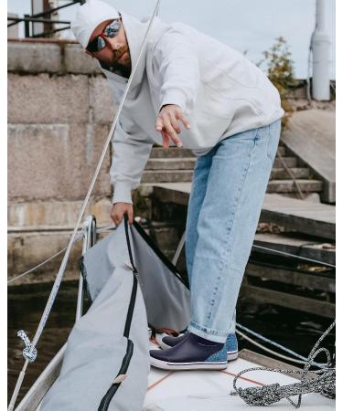 WTW Unisex Waterproof Rain Boots - Rubber Fishing Deck Shoes 11W/9M Navy - Buy Online on GoSupps.com
