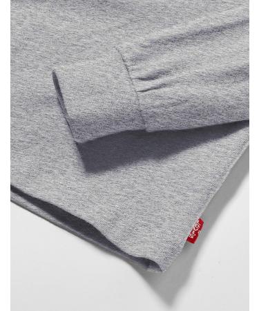 Levi's Kids Long Sleeve Batwing Tee - Baby Boys 24 Months, Grey Heather - Buy Online on GoSupps.com