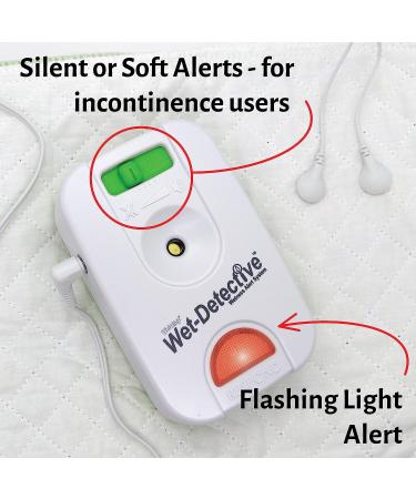 Wet Detective Bedwetting Kit - Incontinence Alarm System with 2 Sensor Pads - Buy Online on GoSupps.com