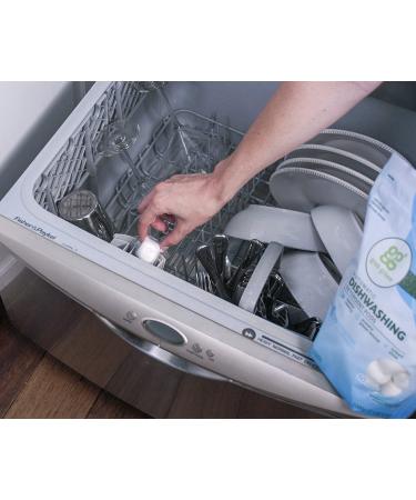Grab Green Automatic Dishwashing Pods - 60 Count, Fragrance-Free, Plant-Based, Powerful Grease Removal - Buy Online on GoSupps.com