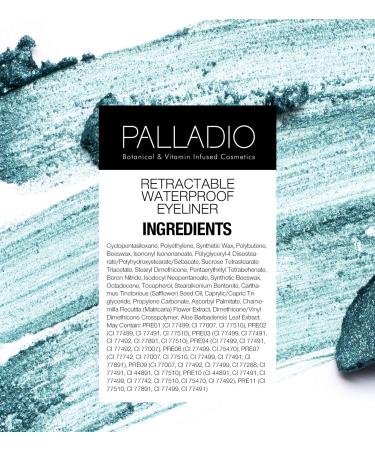 Palladio Retractable Waterproof Eyeliner - Deep Blue | Smudge Proof, Long Lasting, No Sharpener Required - 1 Count - Buy Online on GoSupps.com