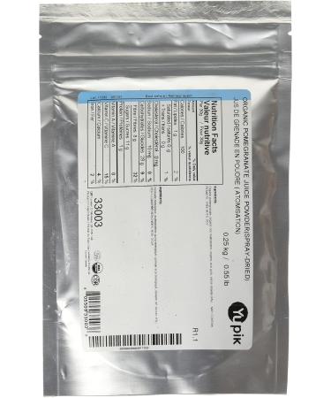 Yupik Organic Pomegranate Juice Powder Non-GMO Vegan Gluten-Free 250g 41.67 g (Pack of 6) - Buy Online on GoSupps.com