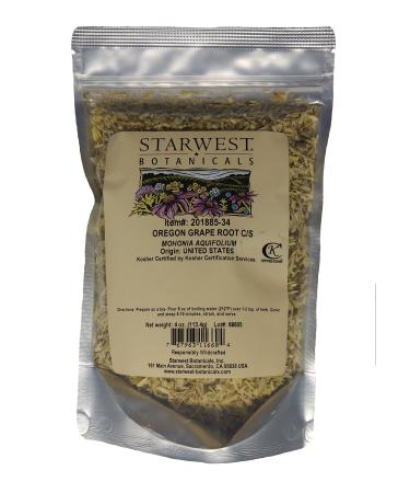 Oregon Grape Root C/S Wildcrafted - 4 oz