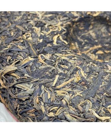 2011 Guoyan Laobanzhang - Gaoshan Ancient Tree Seven-Child Cake Raw Pu-erh Tea 400g from Yunnan - Buy Online on GoSupps.com